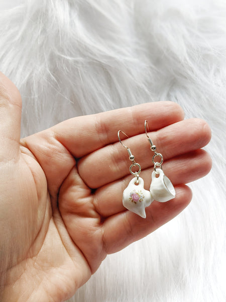 Mismatch Teapot Cup Earrings (Baked Goods Collection)