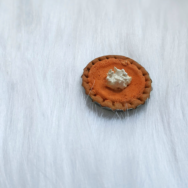 Pumpkin Pie Pendant Necklace (Baked Goods Collection)