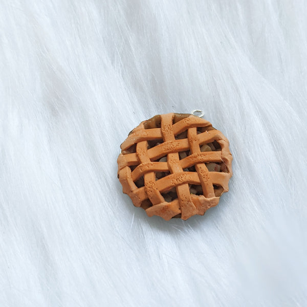 Apple & Cinnamon Pie Pendant Necklace (Baked Goods Collection)
