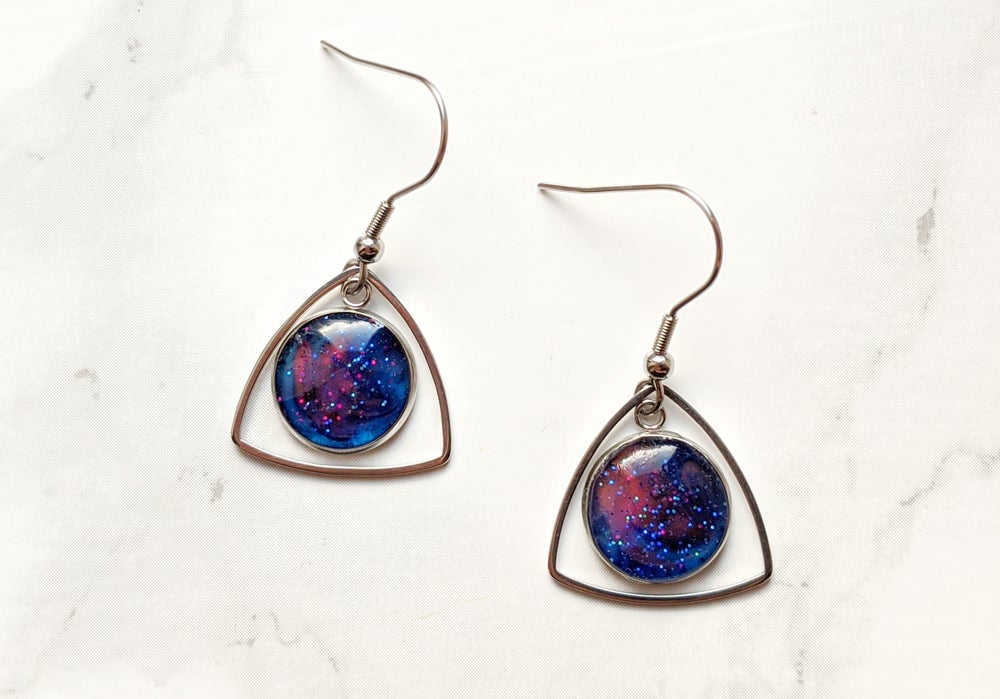 Galaxy Geometric Earrings 7 (Galaxy Sparkle Collection)