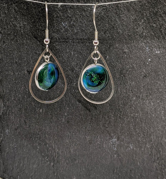 Northern Lights Geometric Earrings 6 (Galaxy Sparkle Collection)