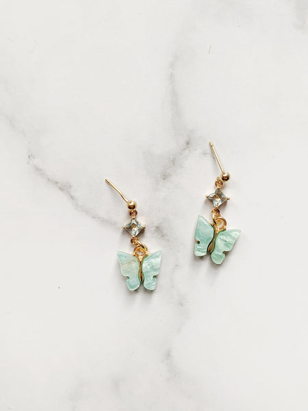 'Kaitlin' Butterfly Earrings (Princess Collection)