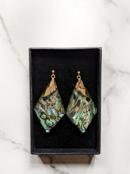 'Jessica' Abalone Earrings (Princess Collection)