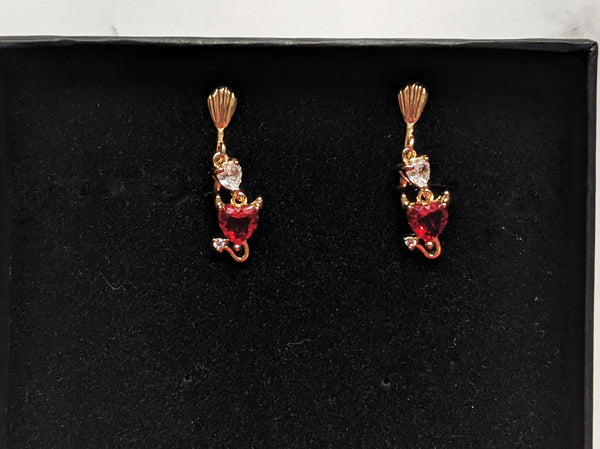 'Corina' Devilish Posts Earrings (Princess Collection)