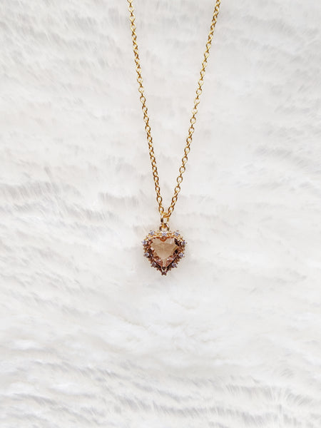 'Aurora' Heart Shaped Necklace (Princess Collection)