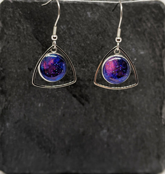 Galaxy Geometric Earrings 7 (Galaxy Sparkle Collection)