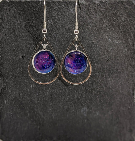 Galaxy Geometric Earrings 6 (Galaxy Sparkle Collection)