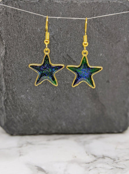 Northern Lights Star Earrings (Halloween Collection)