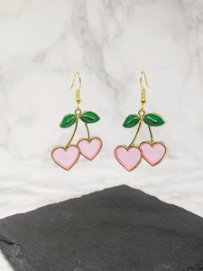 Heart Cherry Earrings (Simple Pleasures Collection)