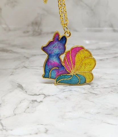 LGBTQ+ Pride Fox Pendant Necklace (Pride Collection)