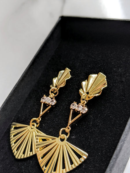 'Helen' Art Deco Earrings (Princess Collection)