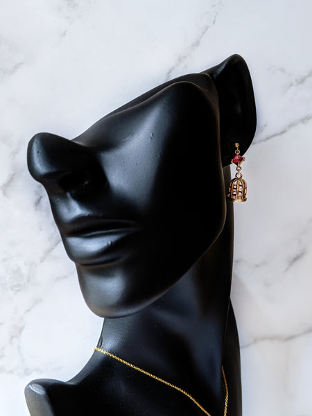 'Sonja' Birdcage Drop Earrings (Princess Collection)