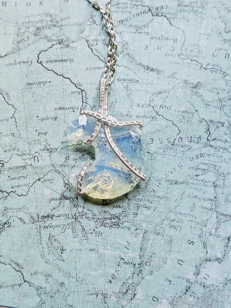 Tentacle Moon - Opalite/Silver (Crystal Pendants Collection)