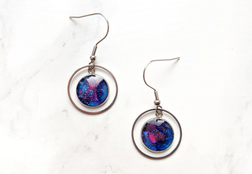 Galaxy Geometric Earrings 4 (Galaxy Sparkle Collection)
