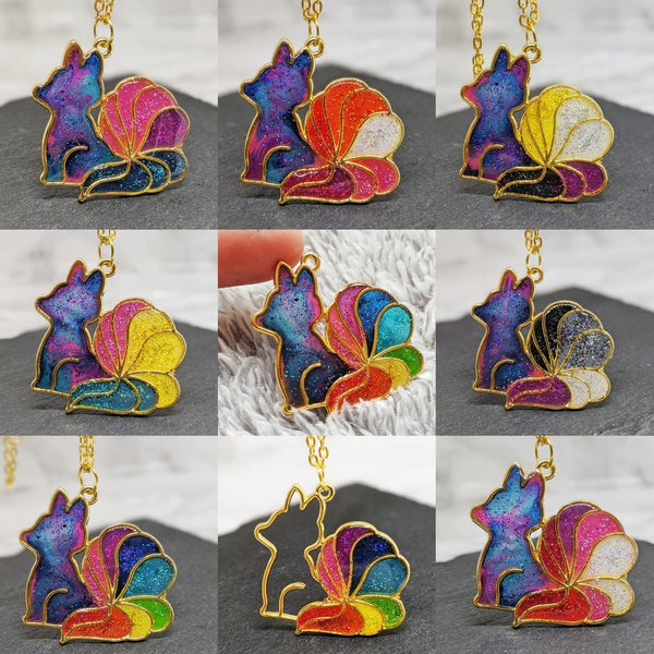 LGBTQ+ Pride Fox Pendant Necklace (Pride Collection)