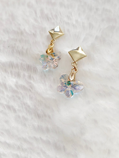 'Lucy' Glass Butterfly Earrings (Princess Collection)