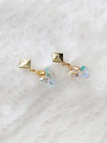 'Lucy' Glass Butterfly Earrings (Princess Collection)