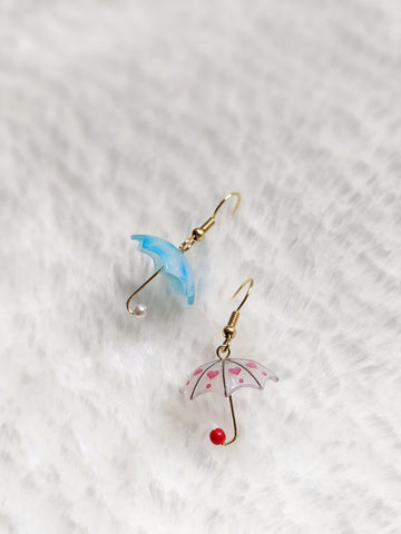 'Emma' Umbrella Hooks Earrings (Princess Collection)