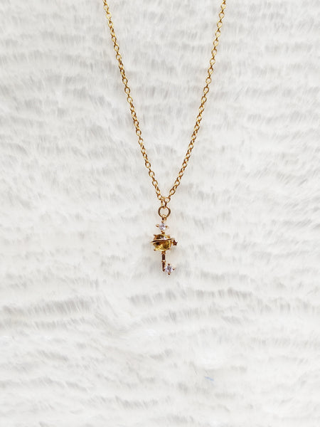 'Leo' Key Planet Necklace (Princess Collection)