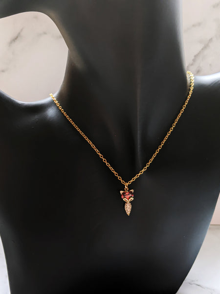 'Willow' Fox Necklace (Princess Collection)
