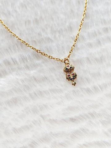 'Bella' Owl Necklace (Princess Collection)