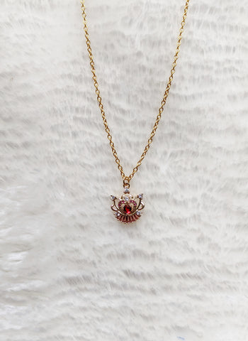 'Ruby' Crown Necklace (Princess Collection)