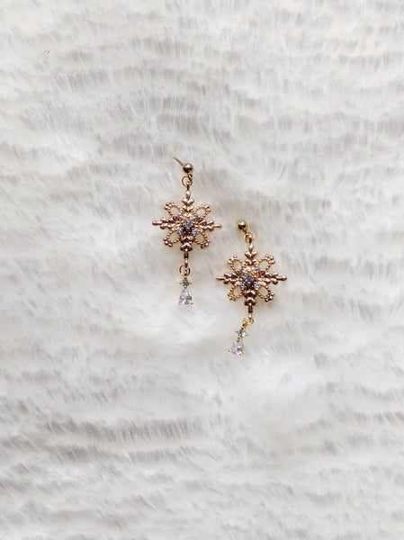 'Nova' Snowflake Earrings (Princess Collection)