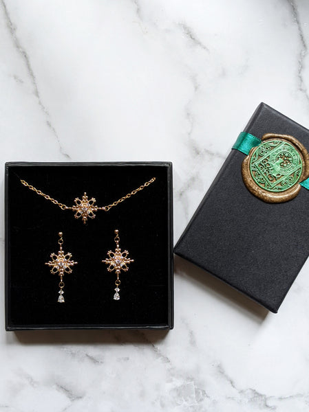 'Nova' Snowflake Necklace (Princess Collection)