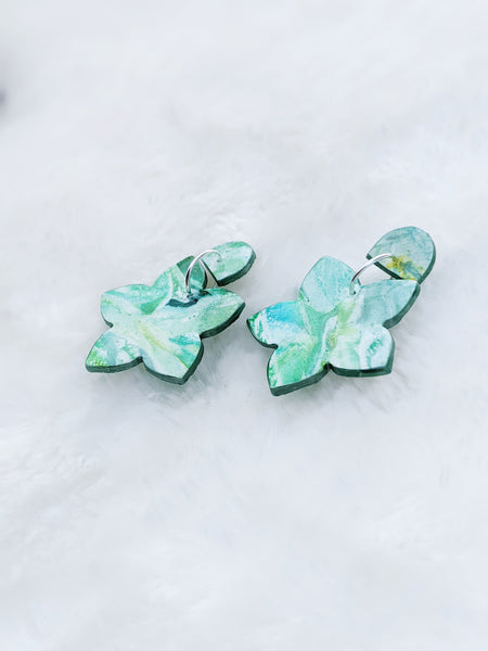 Floral Polymer Clay Earrings (Queen Collection)