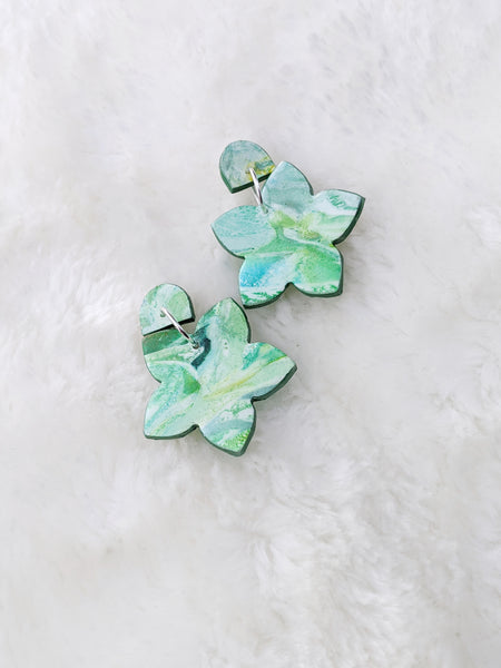 Floral Polymer Clay Earrings (Queen Collection)