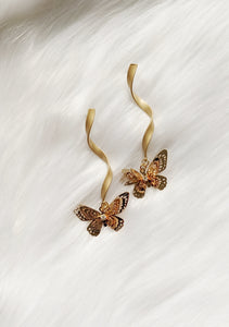 'Amelia' Butterfly Earrings (Princess Collection)