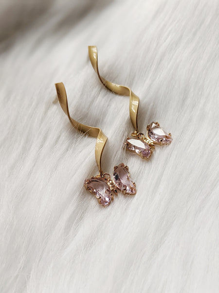 'Chloe' Butterfly Earrings (Princess Collection)