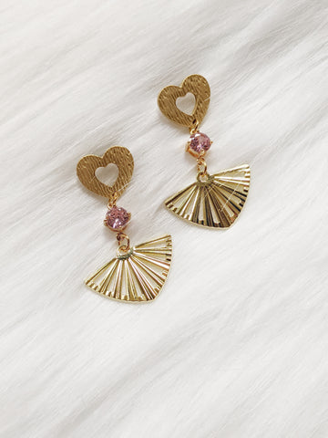 'Rachel' Art-Deco Inspired Earrings (Princess Collection)