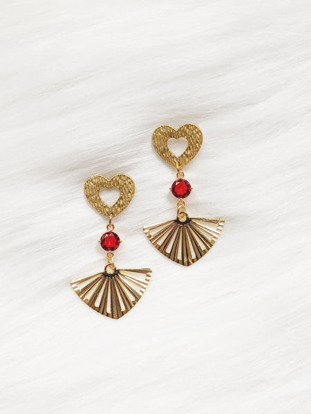 'Rachel' Art-Deco Inspired Earrings (Princess Collection)