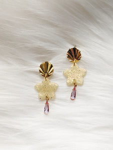 'Cleo' Flower Earrings (Queen Collection)