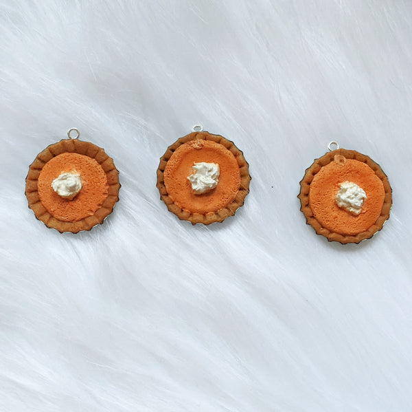 Pumpkin Pie Pendant Necklace (Baked Goods Collection)
