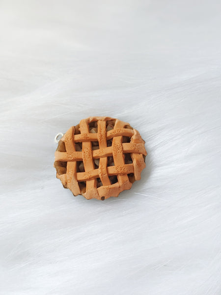Apple & Cinnamon Pie Pendant Necklace (Baked Goods Collection)