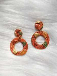 Donut Leaf Earrings (Autumn Collection)