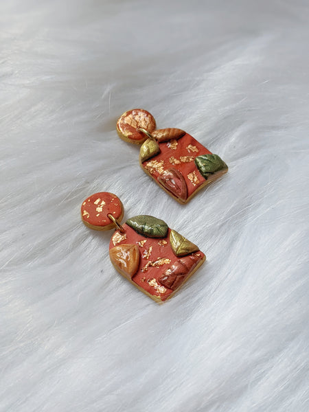 Arches Leaf Earrings (Autumn Collection)