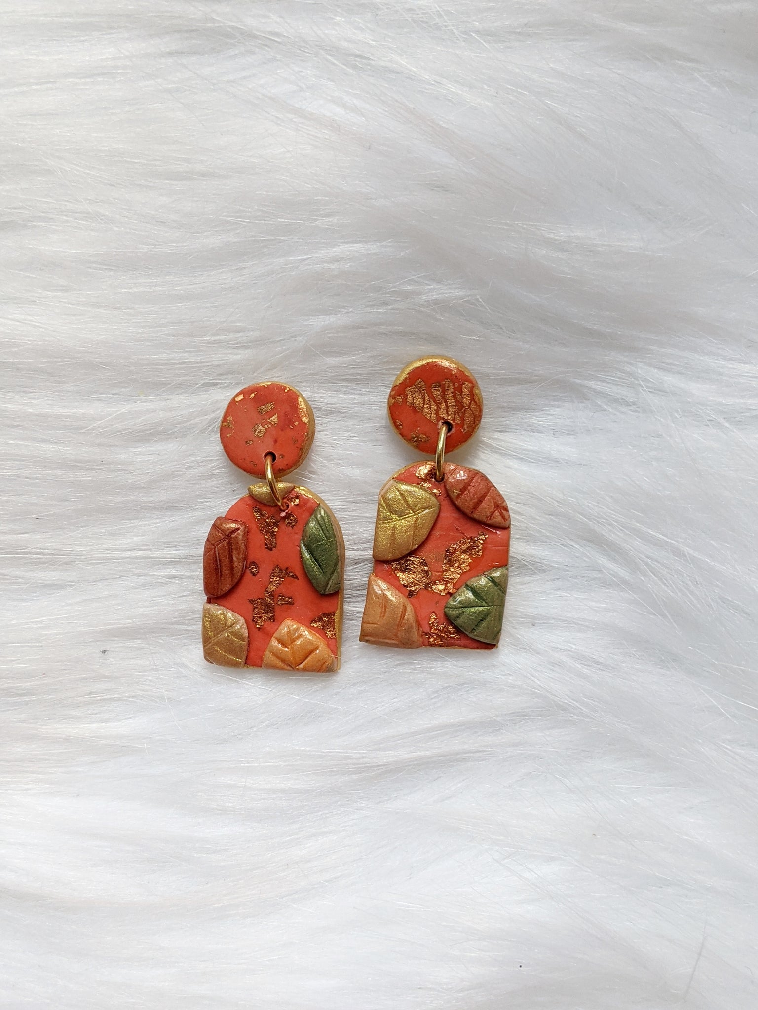 Arches Leaf Earrings (Autumn Collection)