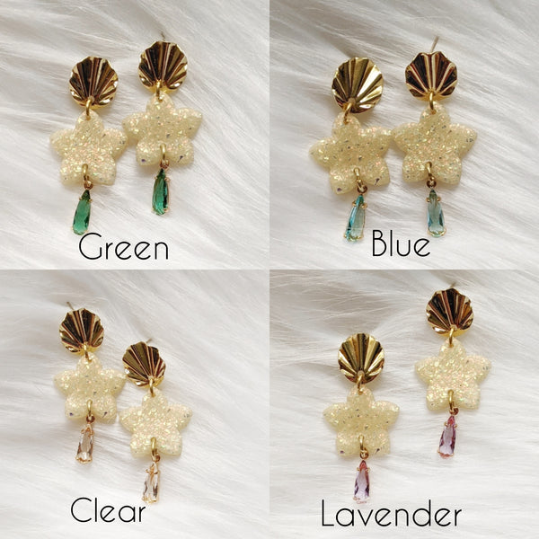 'Cleo' Flower Earrings (Queen Collection)