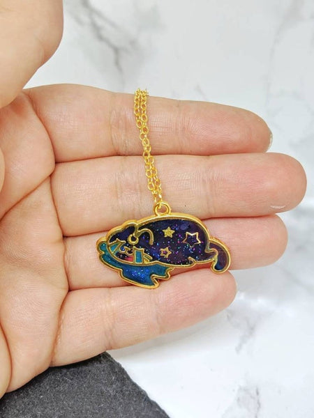 Galaxy Space Cat Pendant Necklace 13 (Galaxy Cats Collection)