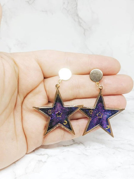 Galaxy Star Earrings (Galaxy Sparkle Collection)