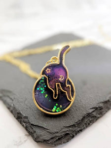 Galaxy Space Cat Pendant Necklace 6 (Galaxy Cats Collection)