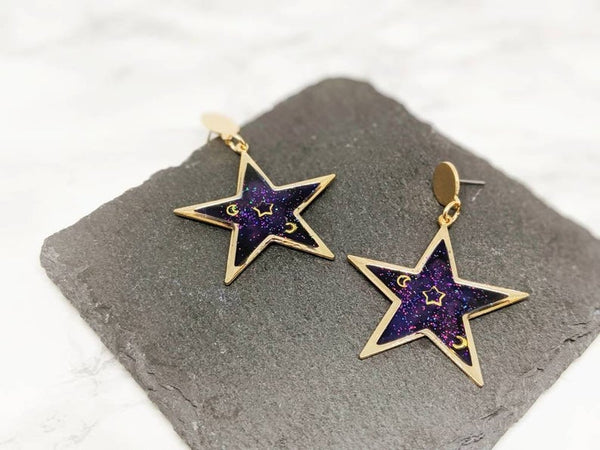 Galaxy Star Earrings (Galaxy Sparkle Collection)