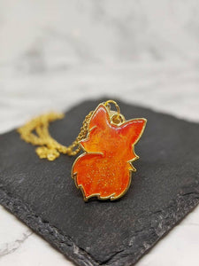 Fire Fox Pendant Necklace 9 (Fire Foxes Collection)