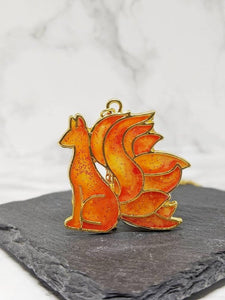 Fire Fox Pendant Necklace 5 (Fire Foxes Collection)